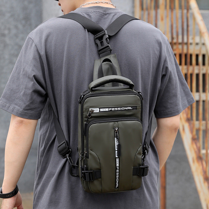 Nylon Backpack With USB Charging