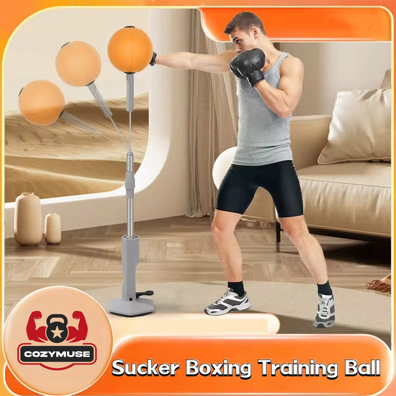 Vertical Boxing Reflex Ball